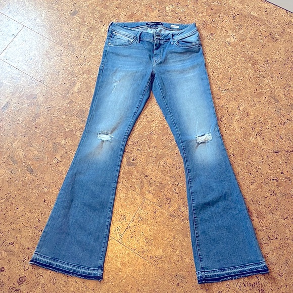 Mavi Denim - Mavi Women's Authentic Premium Vintage PEACE Mid Rise Flair  Waist29 L-32